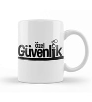 Özel Güvenlik Kupa Bardak Porselen