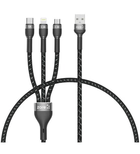 Zore Shira Serisi 3in1 USB Kablo 30cm