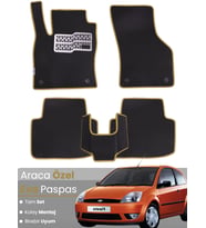 FORD FİESTA (2002-2008) Uyumlu EVA Paspas Tam Set–Araca Özel,Su Geçirmez,Kolay Montaj