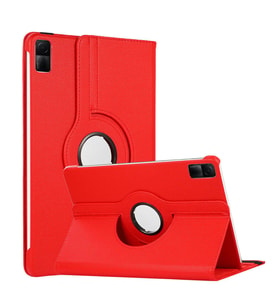 Microsonic Xiaomi Redmi Pad Kılıf 360 Dönerli Stand Deri Kırmızı