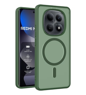 Xiaomi Redmi Note 15 4g Jota Magsafe Kapak - Koyu Yeşil