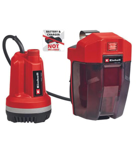 Einhell GE-PP 18 RB Li - Solo, Akülü Dalgıç Pompa - Temiz Su (Akü Dahil Değildir)