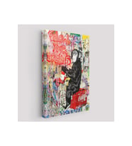 Hayallerinin Peşinden Git Maymun Graffiti Posteri Banksy Graffiti Tablo-5304