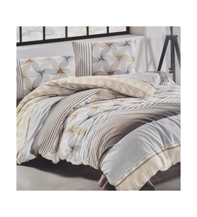 KRİSTAL TERRY COTTON NEVRESİM TAKIMI NİMA KAHVE ÇİFT KİŞİLİK