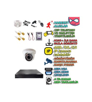 XMPro 1 DOME KAMERALI 1080P 36 IRLED GÜVENLİK KAMERA SETİ