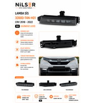 Honda Crv Sis Lamba Sağ 2018-2022 Gündüz Led
