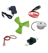 Adaptörlü Motor Pervane Anahtar Soketli Elektrik Deney Seti - Öğrenci Elektrik Devresi