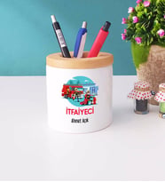 İtfaiyeci Tasarımlı Kişiye Özel Hediye İtfaiyeci Kalemlik