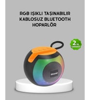 Northcity Bluetooth 5.0 RGB Hoparlör - Güçlü Bas ve 360° Surround Ses