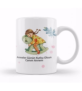 Anneler Günü Annelere Hediye 019 Kupa Bardak Porselen