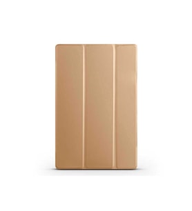 Huawei MatePad SE 10.4 Uyumlu Zore Smart Cover Standlı 1-1 Kılıf (Gold)