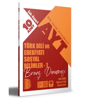 Benim Hocam AYT Türk Dili ve Edebiyatı Sosyal Bilimler - 1 Çek Kopar 10'lu Branş Denemesi