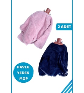 2'li Ekonomik Havlu Yedek Mop ve Vileda Paspası Seti