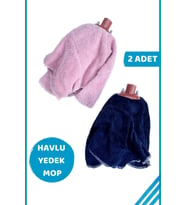 2'li Ekonomik Havlu Yedek Mop ve Vileda Paspası Seti