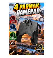 Dört Parmak Kontrollü Mobil Oyun Gamepad’i – Ergonomik Tutuşlu Telefon Oyun Aksesuarı