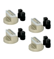 Ocak Düğme Takımı Universal – 4’lü Gold Çizgili (Çift Adaptörlü)