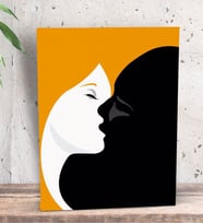 BK Gift Yatak Odası Konseptli  Dekoratif Mini Kanvas Tablo 15x20cm-23