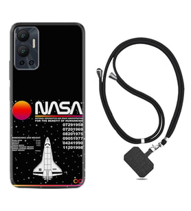 Infınix Hot 12 Kılıf Resimli Boyun Askılı İpli Desenli Silikon Nasa 2 1407