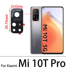 Xiaomi Mİ 10T PRO Arka Kamera Camı Lens Yapışkanlı