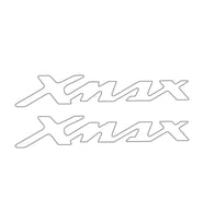 YAMAHA XMAX UYUMLU DAMLA YAZI BEYAZ 22X4 CM STİCKER