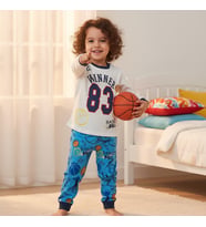 Çocuk Winner Baskılı Beyaz Renk 2'li Takım CB1057