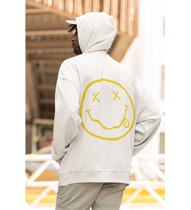 Nirvana Yazılı Unisex Oversize Tasarım Hoodie