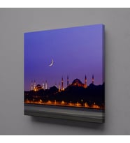CAMİLER KANVAS TABLO 120x120cm (Karışık)