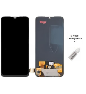 Tkgz - Xiaomi Mİ 9 LİTE Uyumlu Lcd Ekran Dokunmatik Servis + B-7000
