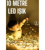Gün Işığı 10 Metre Led Işık Şerit Led Süsleme Parti Malzemesi
