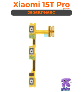 Xiaomi Mi 15T Pro On Off Açma Kapama Volume Ses Film Flex 2506BPN68G Uyumlu