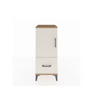 Hyperion Komodin 2 Raflı Tek Çekmeceli Tek Kapaklı 44x44x106 Çam-Aytaşı