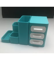 3D Baskı Masaüstü Organizer – Çekmeceli Kalemlik ve Ofis Düzenleyici