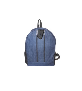 Denim Kumaş Okul Sırt Çantası 2 Fermuarlı Suna  Model Lacivert