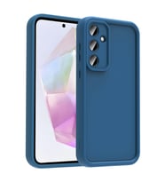 Samsung Galaxy A36 Uyumlu Kılıf Kamera Korumalı Zore Ananas Kapak (Koyu Yeşil)