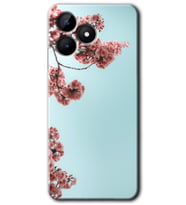 Realme C53 Kılıf HD Desen Baskılı Kılıf - Japon Çiçeği