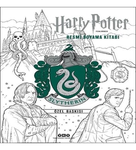 Harry Potter Filmlerinden Resmi Boyama Kitabı – Slytherin Özel Baskısı