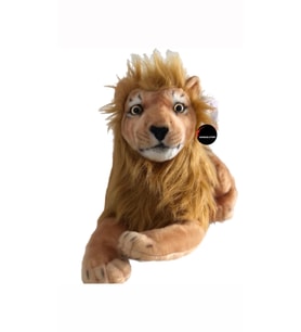 Peluş Aslan Oyuncak Gerçek Bakış Hediyelik Uyku Arkadaşı 55 Cm (Çok Renkli)