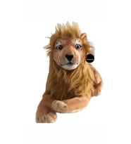 Peluş Aslan Oyuncak Gerçek Bakış Hediyelik Uyku Arkadaşı 55 Cm (Çok Renkli)