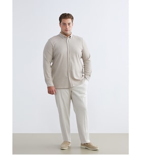 LCWAIKIKI Classic Bej Büyük Beden Erkek Chino Pantolon