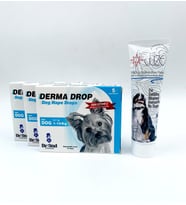 1-10kg Köpekler İçin Deri Bakım Damlası 3 kutu + Multivitamin (Şeffaf)