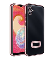 Samsung Galaxy A07 Uyumlu Kılıf Kamera Korumalı Logo Gösteren Zore Omega Kapak