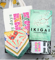 Ikigai & Fular & T Kupa & Çanta Hediye Seti