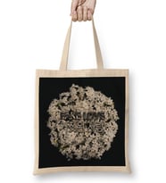 Kpop Fake Love White Floral Bez Çanta Uzun Saplı