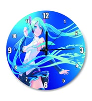 Cakatablo Anime Kız Uzun Saçlı Duvar Saati