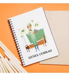 Genel Cerrah Tasarımlı Defter