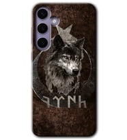 Galaxy S24 Kılıf HD Desen Baskılı Kılıf - Bozkurt Göktürk