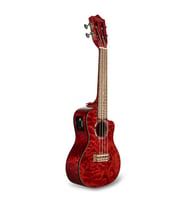 Lanikai QM-RDCEC Quilted Maple Concert Elektro Ukulele