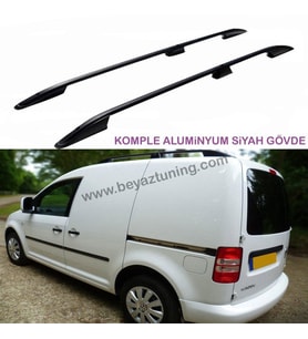 Volkswagen Caddy 1 Üst Port Bagaj Tavan Çıtası Maxi Siyah 2003-2010