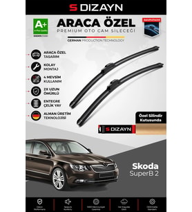Skoda SuperB Ön Cam Silecek Seti 2008-2015 Premium Araca Özel 60-45 Cm A+ Kalite