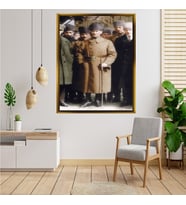 ÇERÇEVELİ ATATÜRK TABLO S193